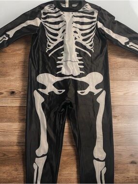 Kids Black Skeleton Costume